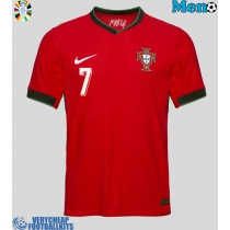 Portugal Cristiano Ronaldo #7 Replica Home Shirt Euro 2024 Short Sleeve